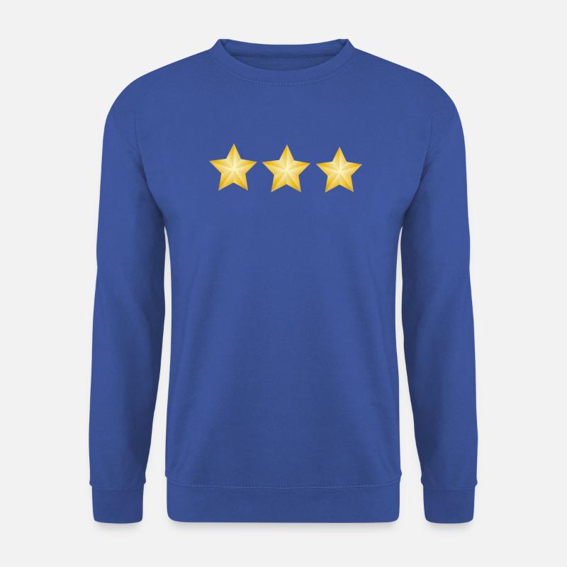 Drei Sterne - Unisex Pullover - Royalblau