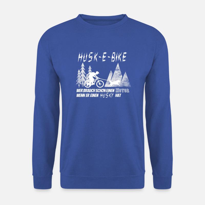 husk-e-bike - Unisex Pullover - Royalblau