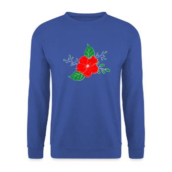 Florist Flower Plant Nature Gardener - Unisex Sweatshirt - royal blue - Front - Alina (178cm) & Michal (187cm)