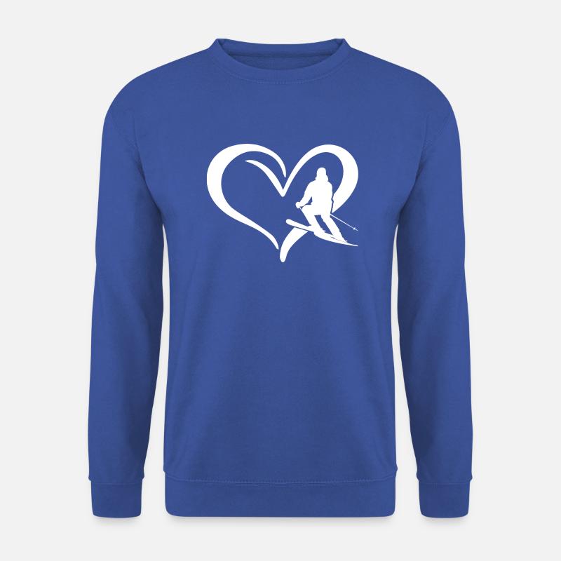 Ski Skiing Après-Ski - Unisex Pullover - Royalblau