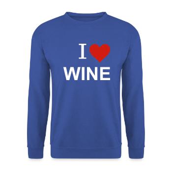 Bier Wein Whiskey Schnaps Alkohol - Unisex Pullover - Royalblau - Vorne - Alina (178cm) & Michal (187cm)
