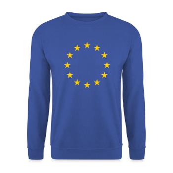 Europe - Sweat-shirt Unisexe - bleu royal - Devant - Alina (178cm) & Michal (187cm)