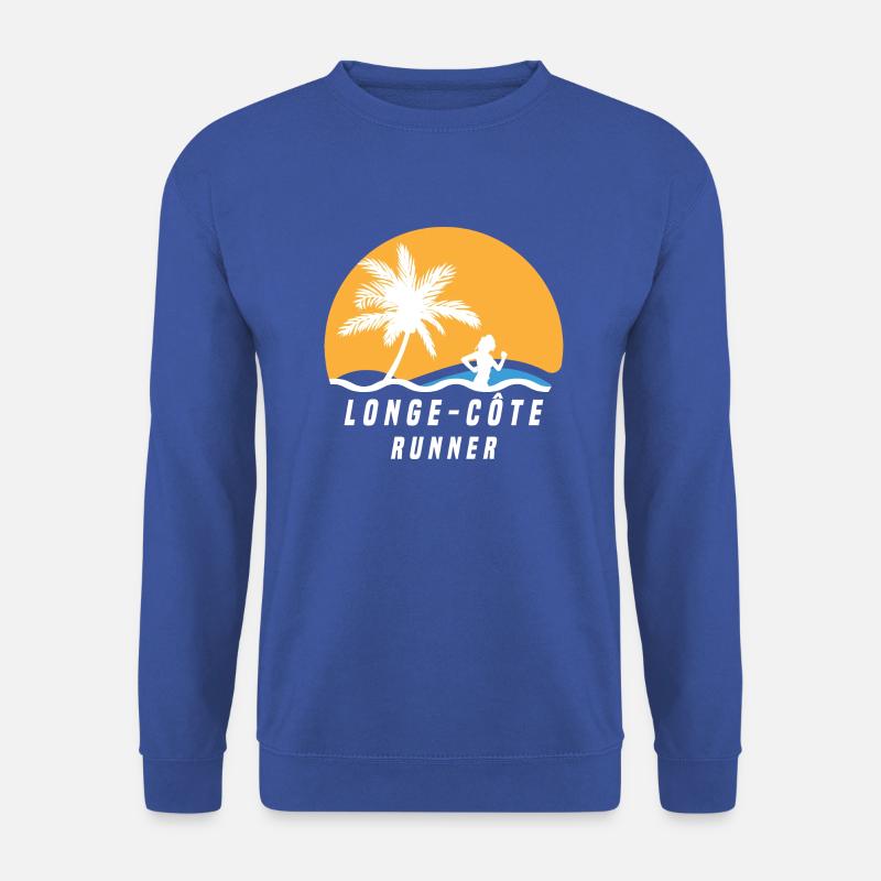 Longe côte-runner - Sweat-shirt Unisexe - bleu royal
