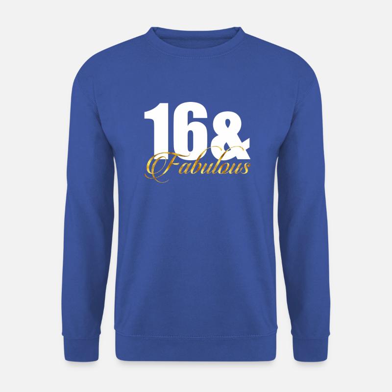 16 und fabelhaft - Unisex Pullover - Royalblau