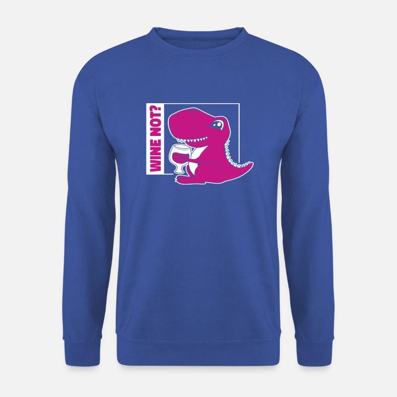 Wine Not? Dino - Unisex Pullover - Royalblau