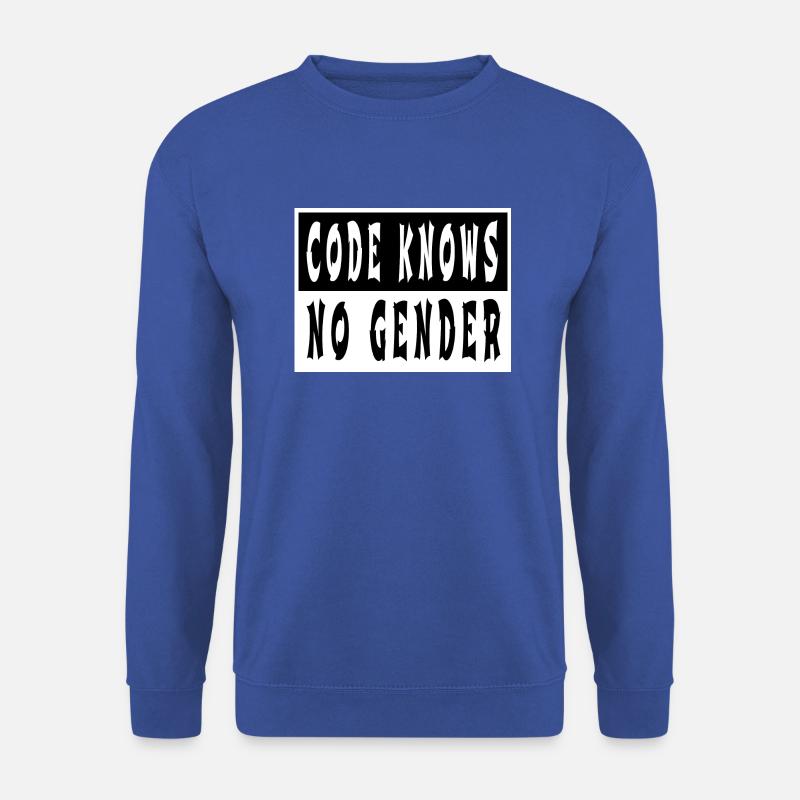 computers gift computer humour awesome gift idea - Unisex Pullover - Royalblau