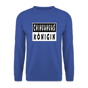 dogge geburtstag cool lieblingshund welpe boxer - Unisex Pullover - Royalblau - Vorne - Alina (178cm) & Michal (187cm)