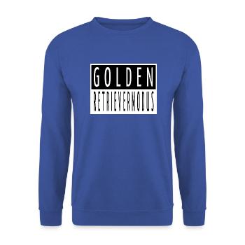 Humor Dog Owner Gift Idea German Shepherd - Unisex Sweatshirt - royal blue - Front - Alina (178cm) & Michal (187cm)