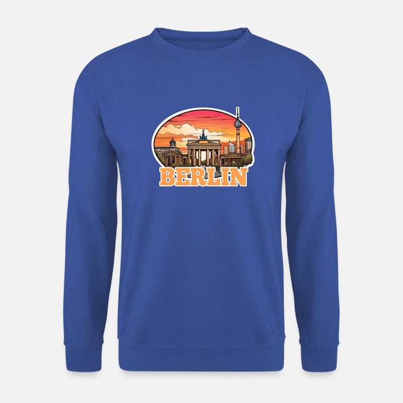 Berlin Skyline 2 - Unisex Sweatshirt - royal blue