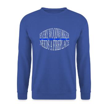 arboriculturist funny sayings present idea badge - Unisex Pullover - Royalblau - Vorne - Alina (178cm) & Michal (187cm)