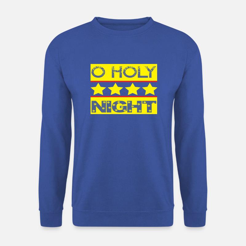 O Holy Night - Unisex Pullover - Royalblau