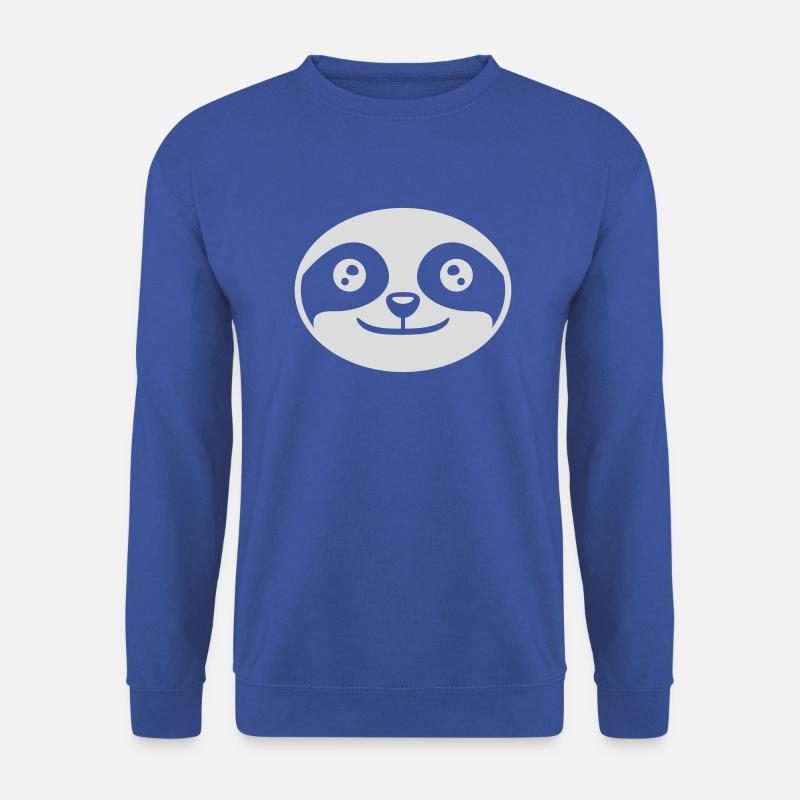Kopf rundes Faultier Gesicht - Unisex Pullover - Royalblau