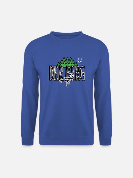 Der Berg ruft - Unisex Pullover - Royalblau