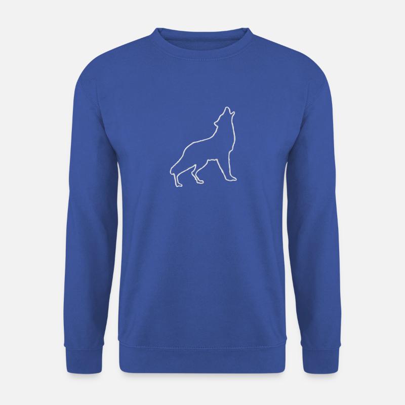 wolf - Unisex Sweatshirt - royal blue