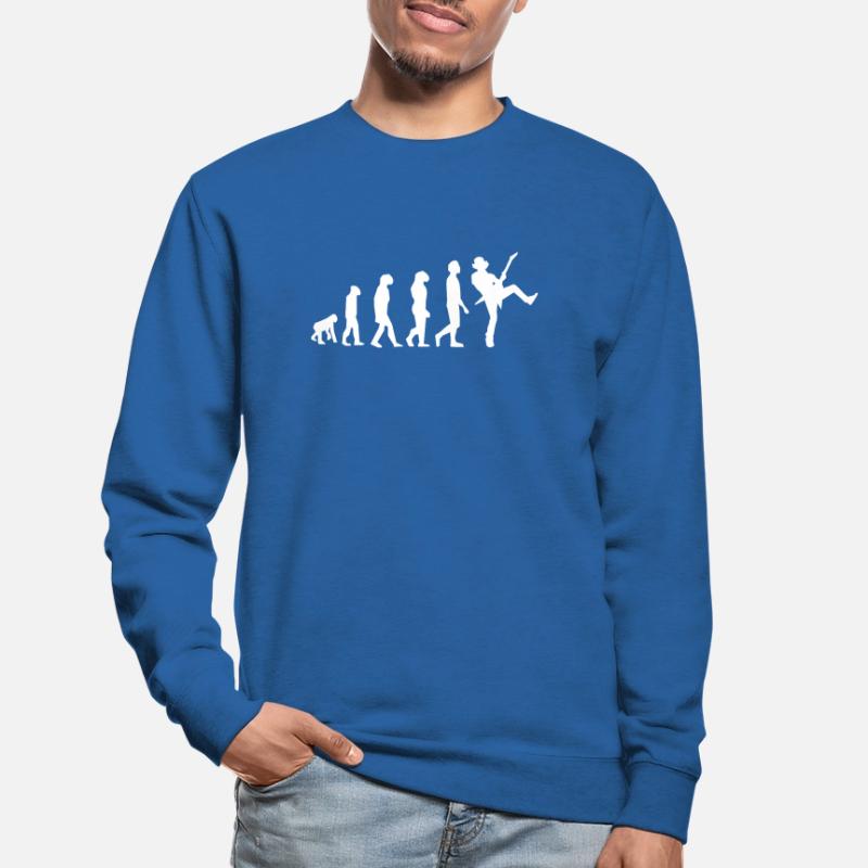 Guitar Player Evolution Unisex Pullover