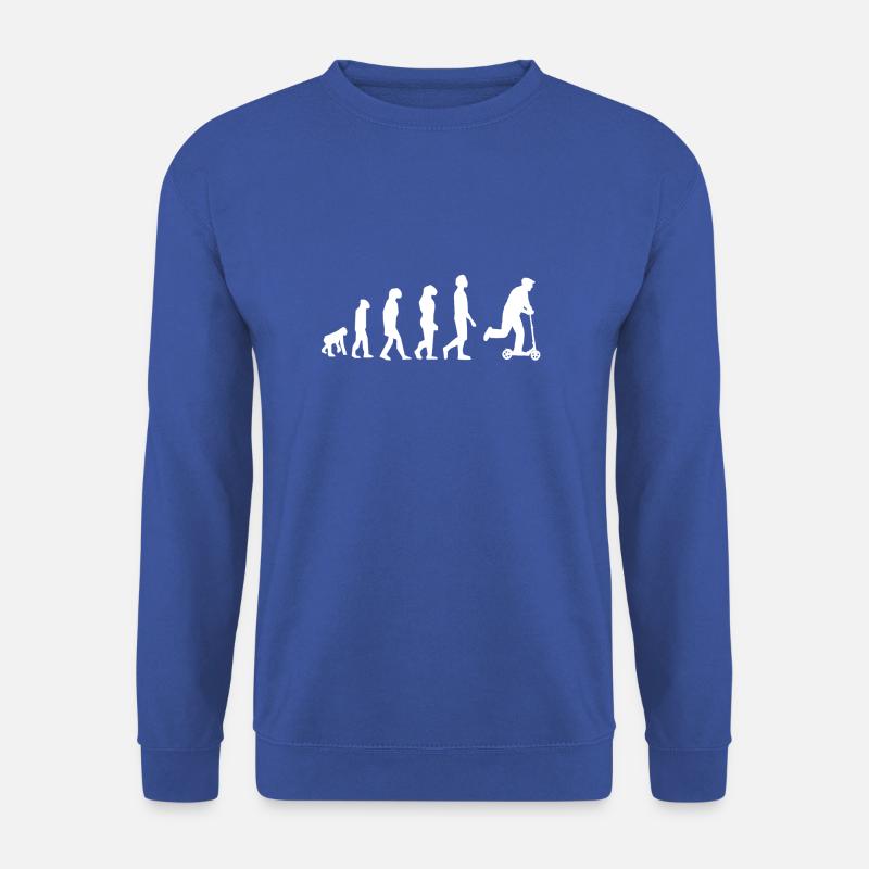 Evolution scooter - Unisex Sweatshirt - royal blue