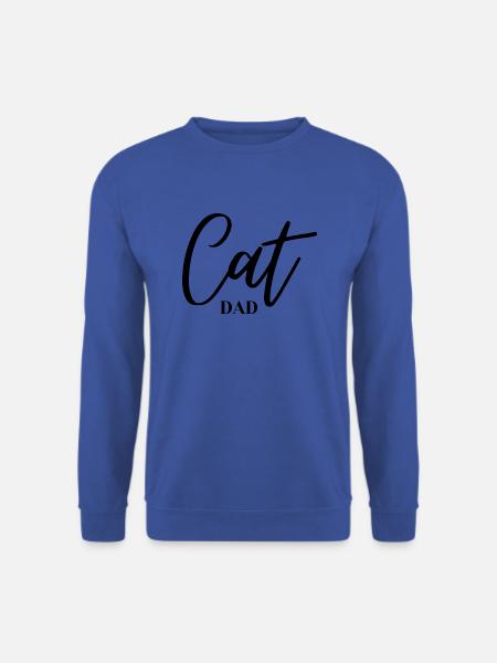 Cat Dad - Unisex Pullover - Royalblau