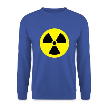 atomic energyt - Unisex Sweatshirt - royal blue - Front - Alina (178cm) & Michal (187cm)