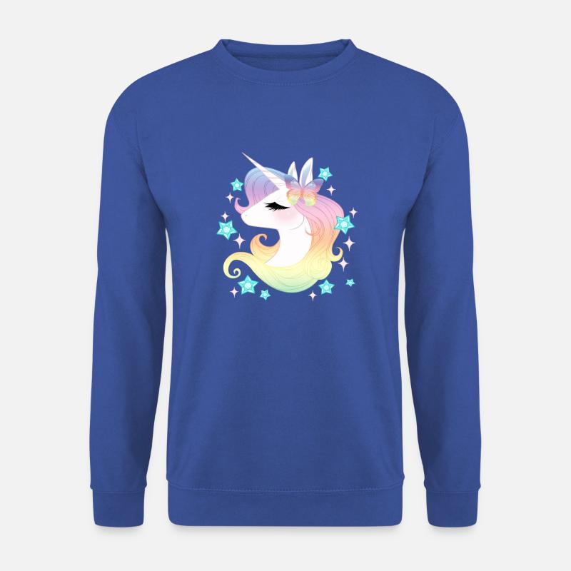Einhorn Strars - Unisex Pullover - Royalblau
