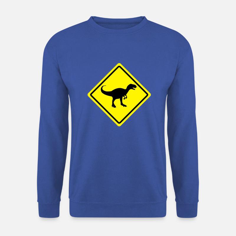 dino__shield__f2 - Unisex Pullover - Royalblau