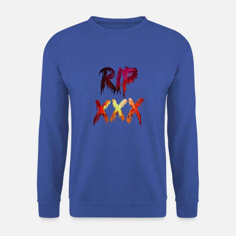 RIP XXXTENTACION Verflüssigt - Unisex Pullover - Royalblau