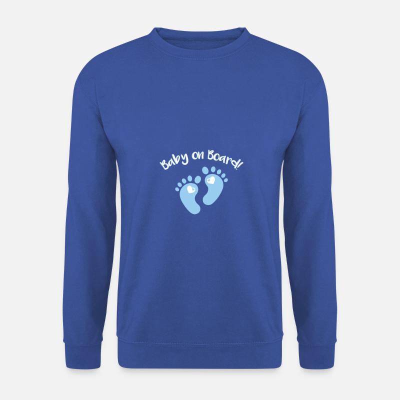 Baby im Auto - Unisex Pullover - Royalblau