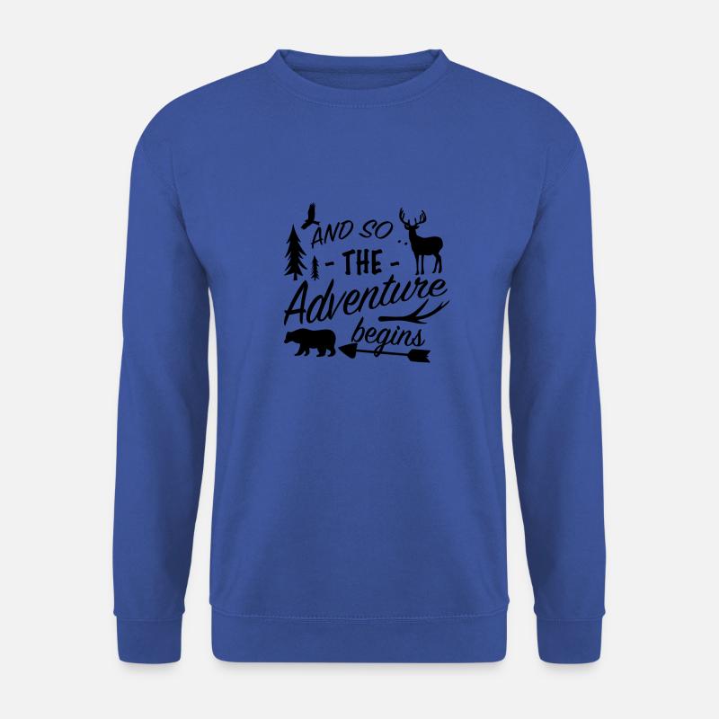 Adventure - Unisex Pullover - Royalblau