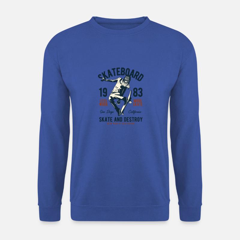 SKATEBOARD 1983 - Unisex Pullover - Royalblau
