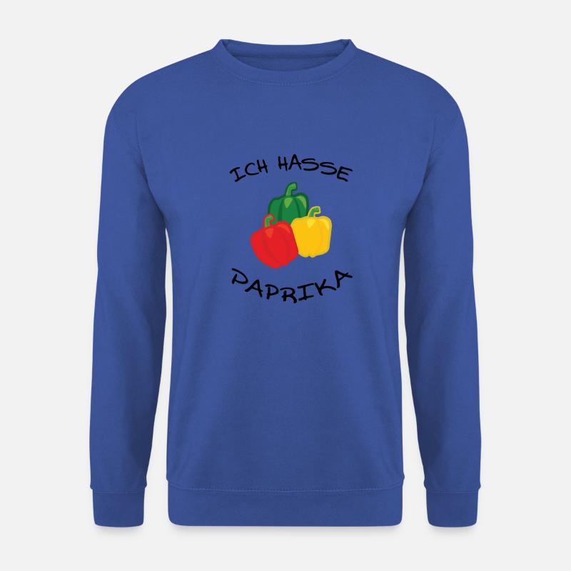Ich hasse Paprika - Unisex Pullover - Royalblau