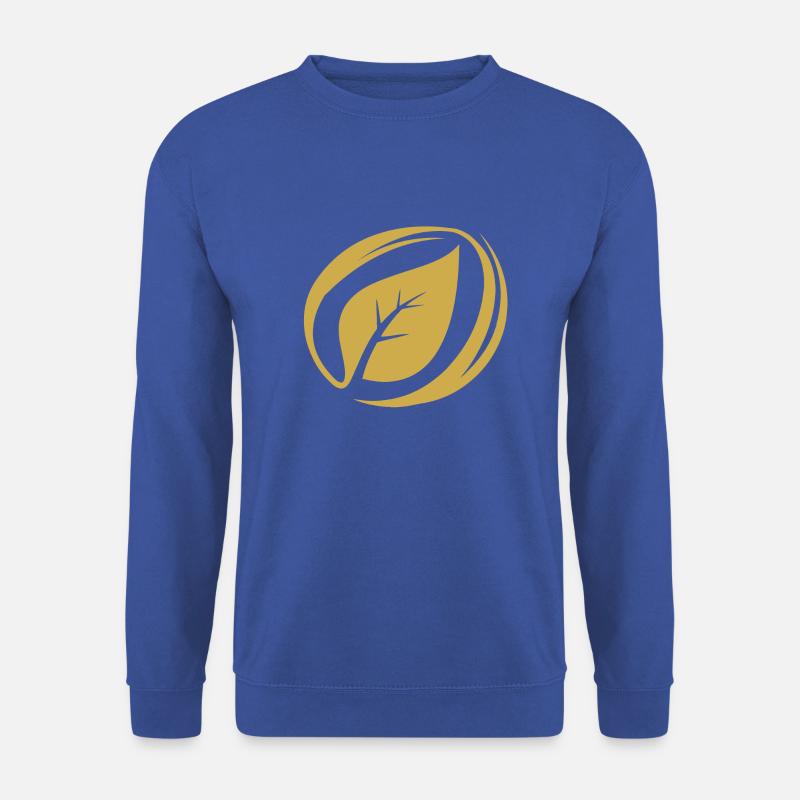 leaf day - Unisex Pullover - Royalblau