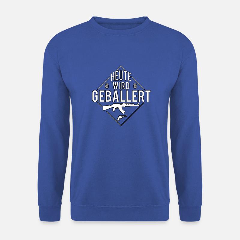 Heute Wird Geballert - Unisex Pullover - Royalblau