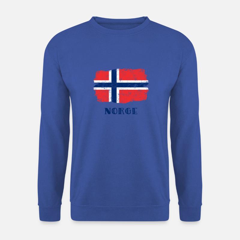 Norwegen - Unisex Pullover - Royalblau
