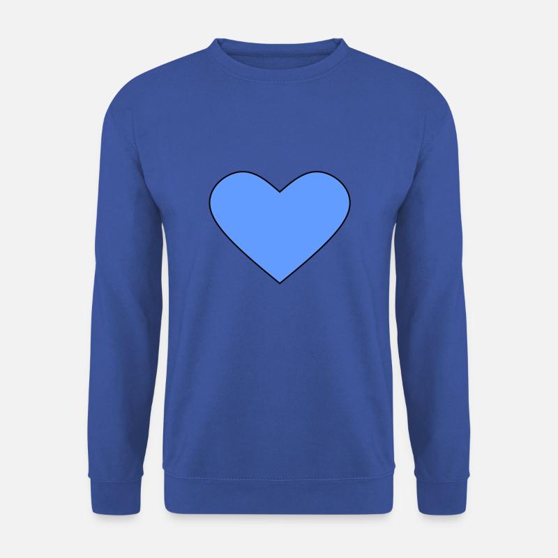 Blaues Herz - Unisex Pullover - Royalblau