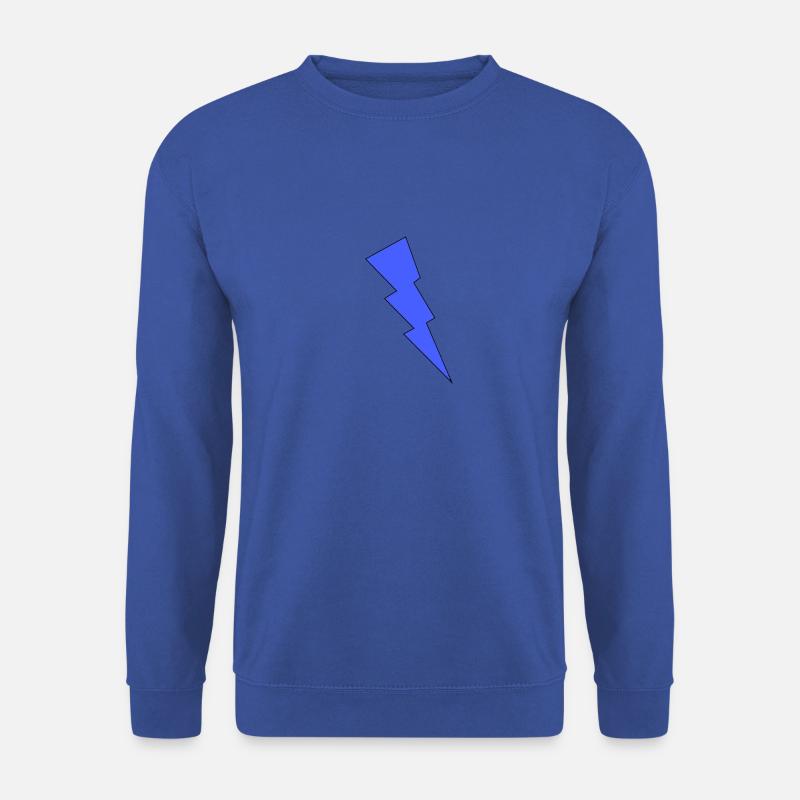 dunnkelblauer blitz - Unisex Pullover - Royalblau