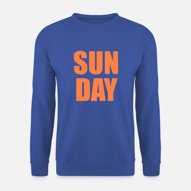 Sunday - Sonntag - Unisex Pullover - Royalblau