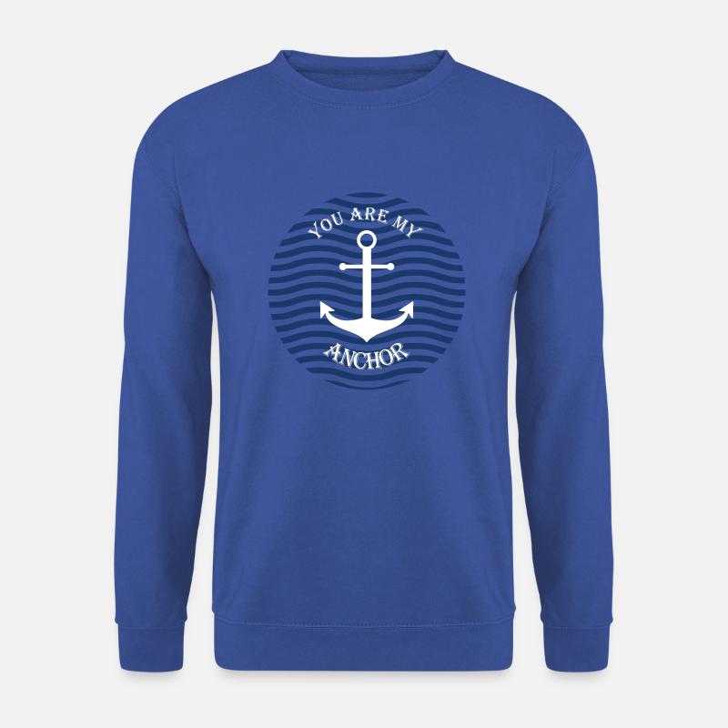 Anker - Unisex Pullover - Royalblau