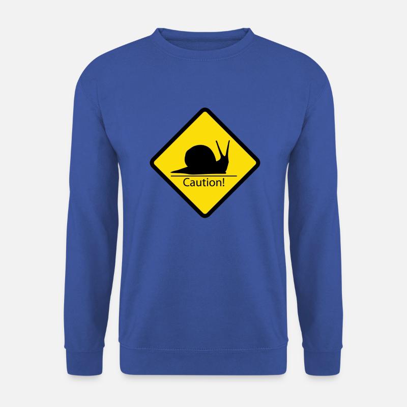 Achtung Schnecke - Unisex Pullover - Royalblau