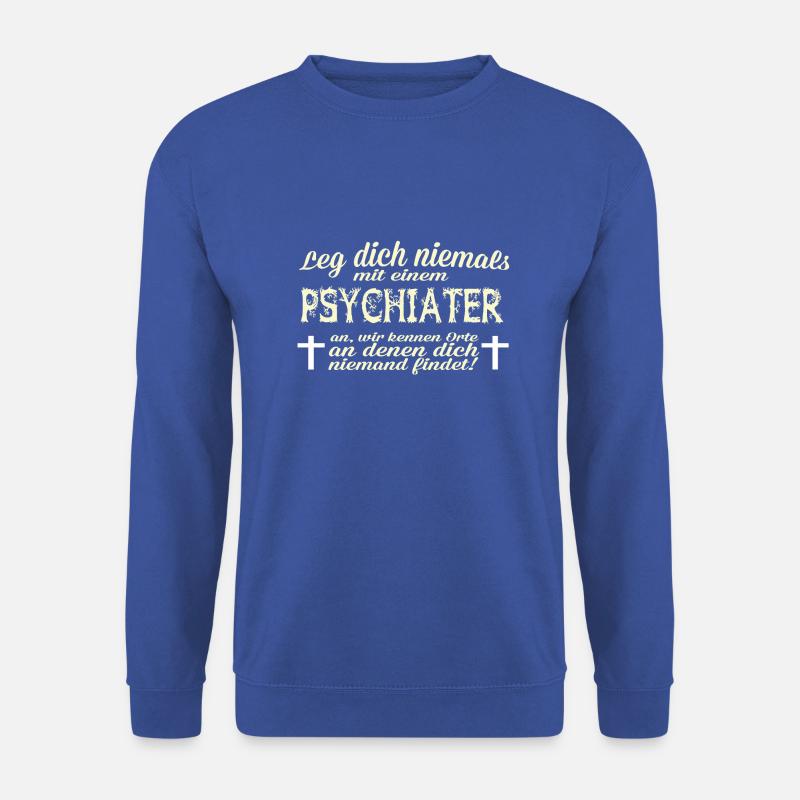 Psychiater Mord - Unisex Pullover - Royalblau