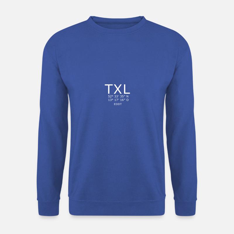 TXL Airport Design - Unisex Pullover - Royalblau
