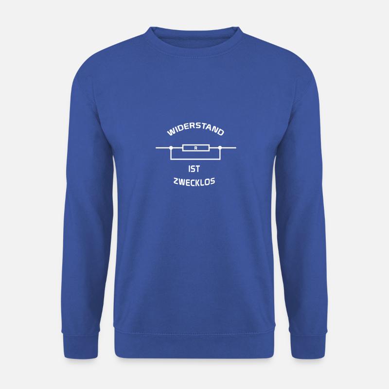 Widerstand ist Zwecklos - Unisex Pullover - Royalblau