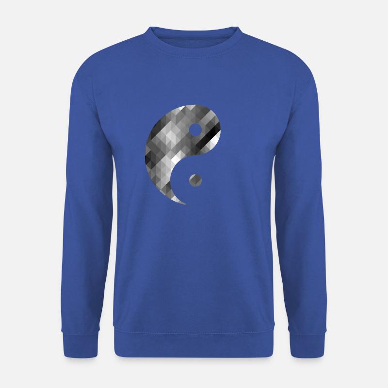 Abstraktes Yin Yang - Unisex Pullover - Royalblau