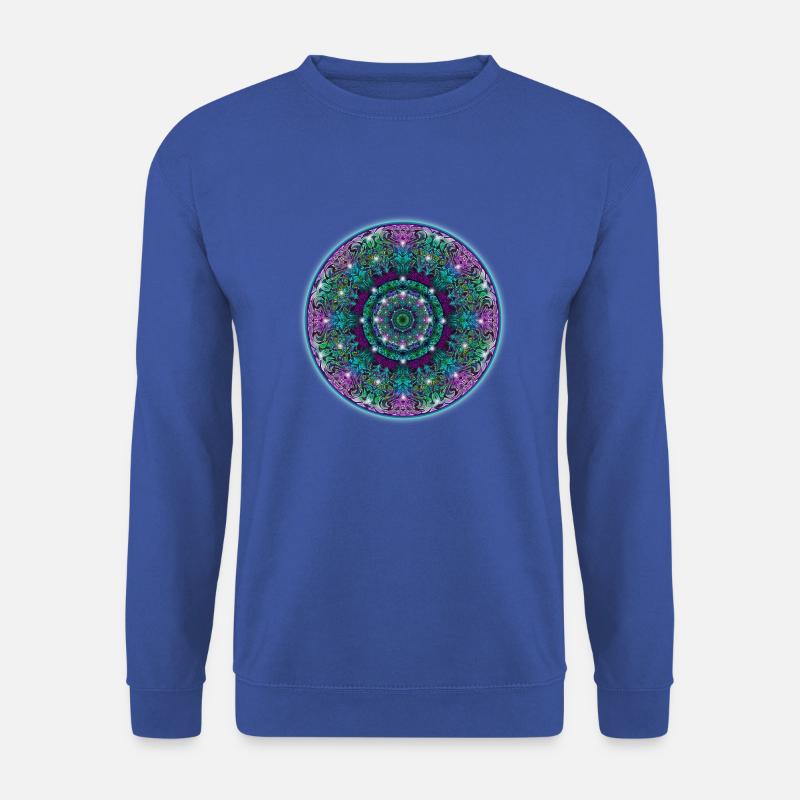 Mandala 2 - Unisex Pullover - Royalblau