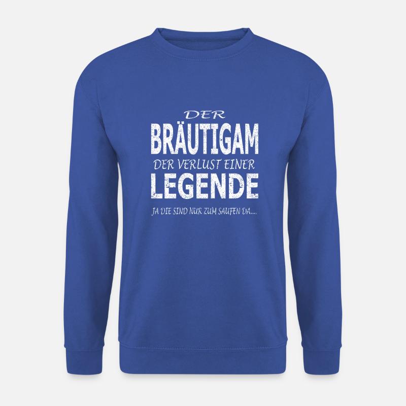 Männer Junggesellenabschied der Bräutigam - Unisex Pullover - Royalblau