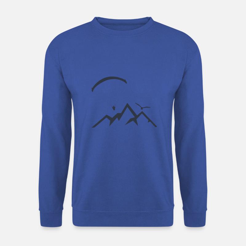 Paragliding Mountains Geschenkidee - Unisex Pullover - Royalblau