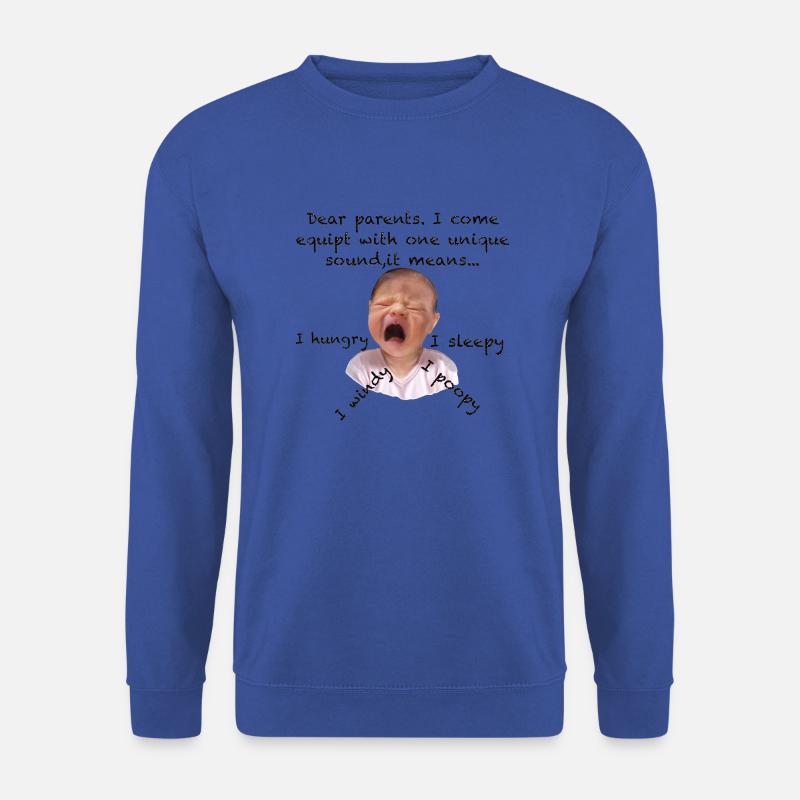 Neue / neue Eltern - Unisex Pullover - Royalblau