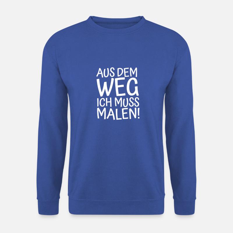 MALER: MUSS MALEN - Unisex Pullover - Royalblau