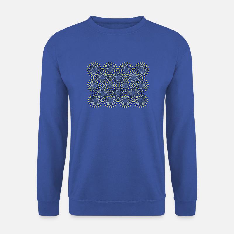 Optical illusion Optical illusion Psychedelic - Unisex Sweatshirt - royal blue