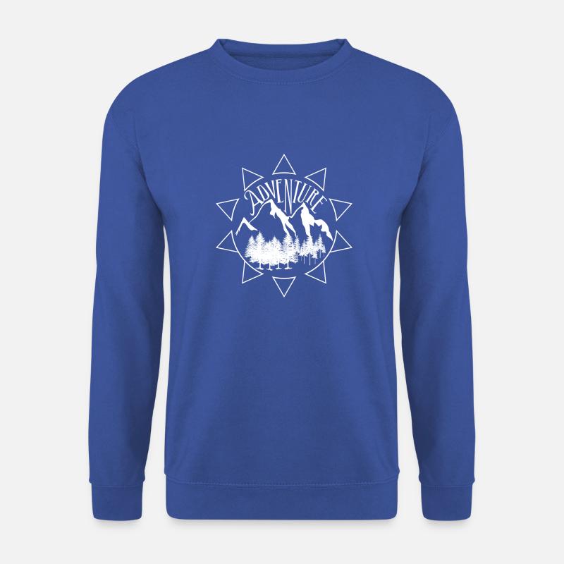 Abenteuer Berge - Unisex Pullover - Royalblau