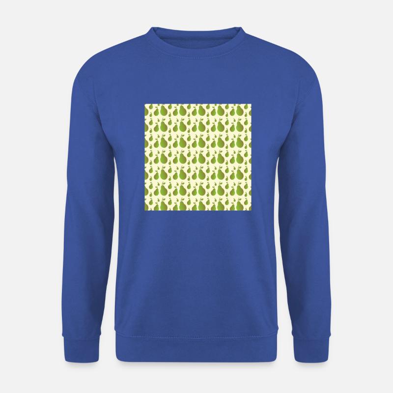 Birnenmuster - Unisex Pullover - Royalblau