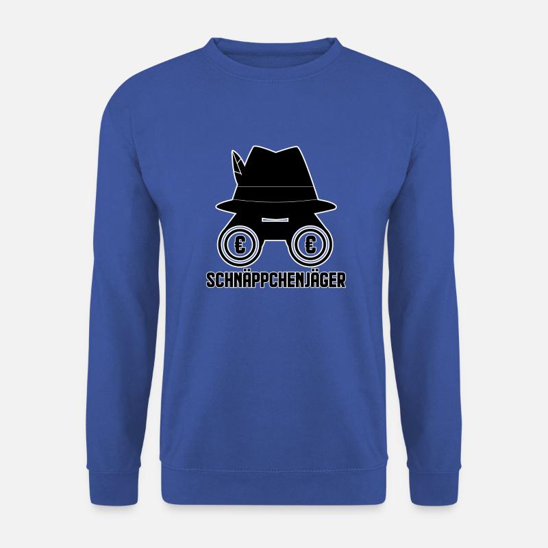 Schnäppchenjäger Geschenk - Unisex Pullover - Royalblau